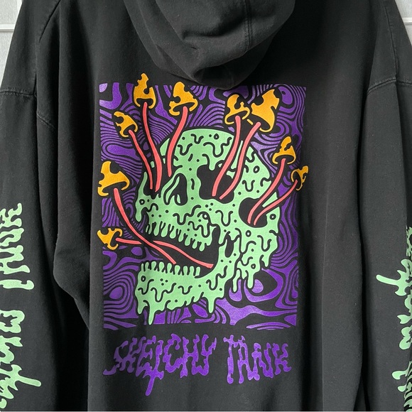 Lurking Class Black Hoodie with Glow in the Dark Graphic - Picture 2 of 11